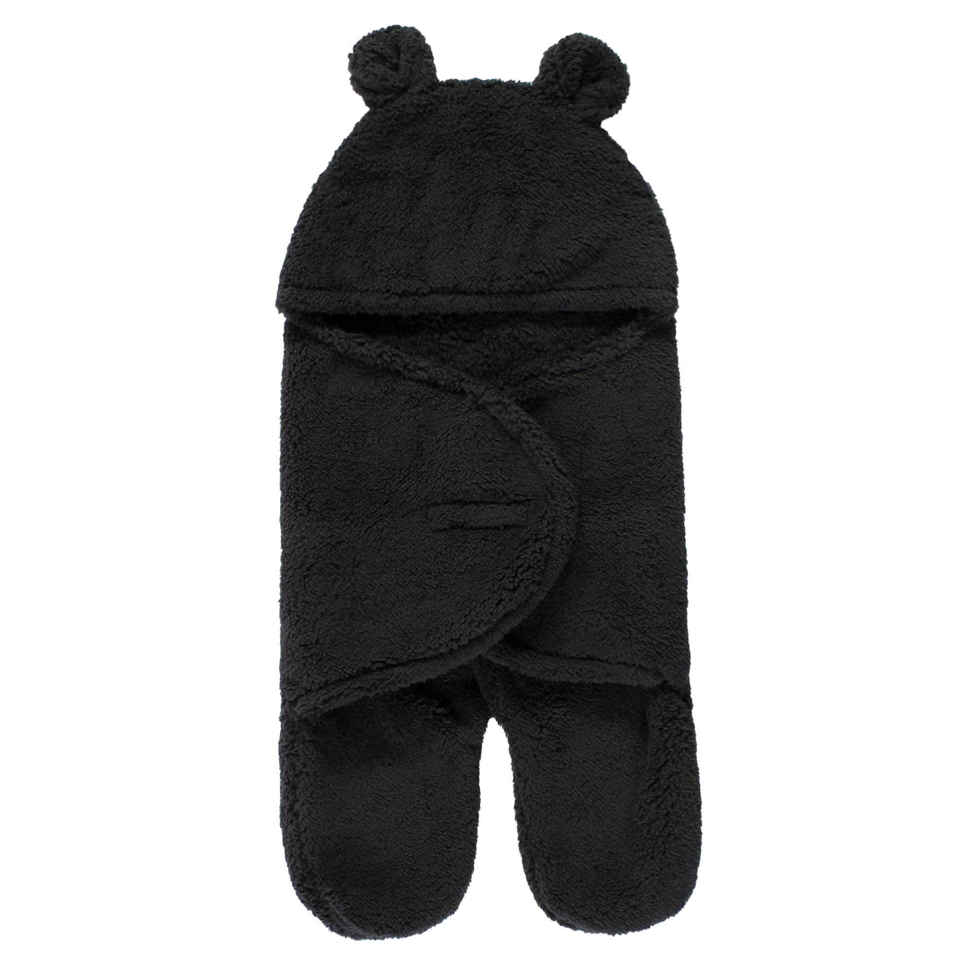 Foto 2 pulgar | Saco Para Cochecito Hudson Baby Animal Sherpa, Unisex, Negro - Venta Internacional.