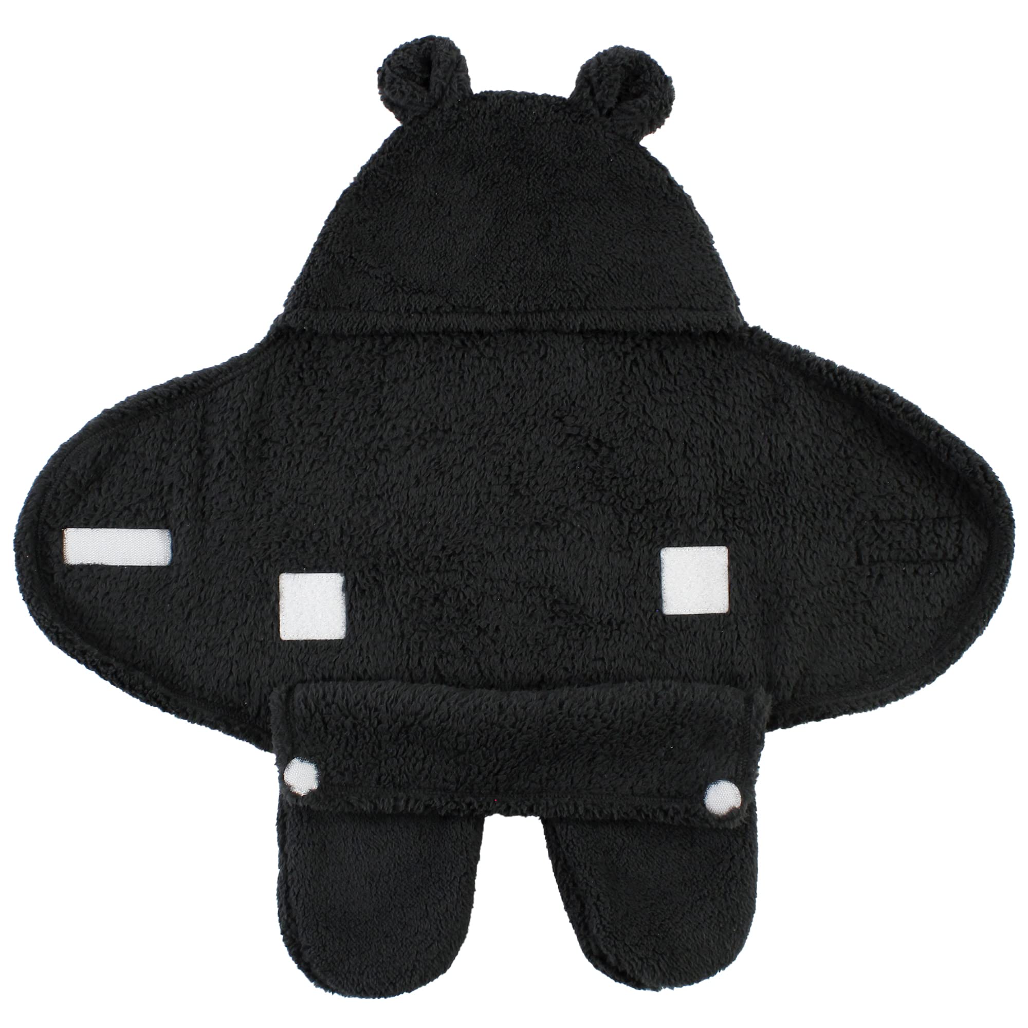 Foto 4 pulgar | Saco Para Cochecito Hudson Baby Animal Sherpa, Unisex, Negro - Venta Internacional.