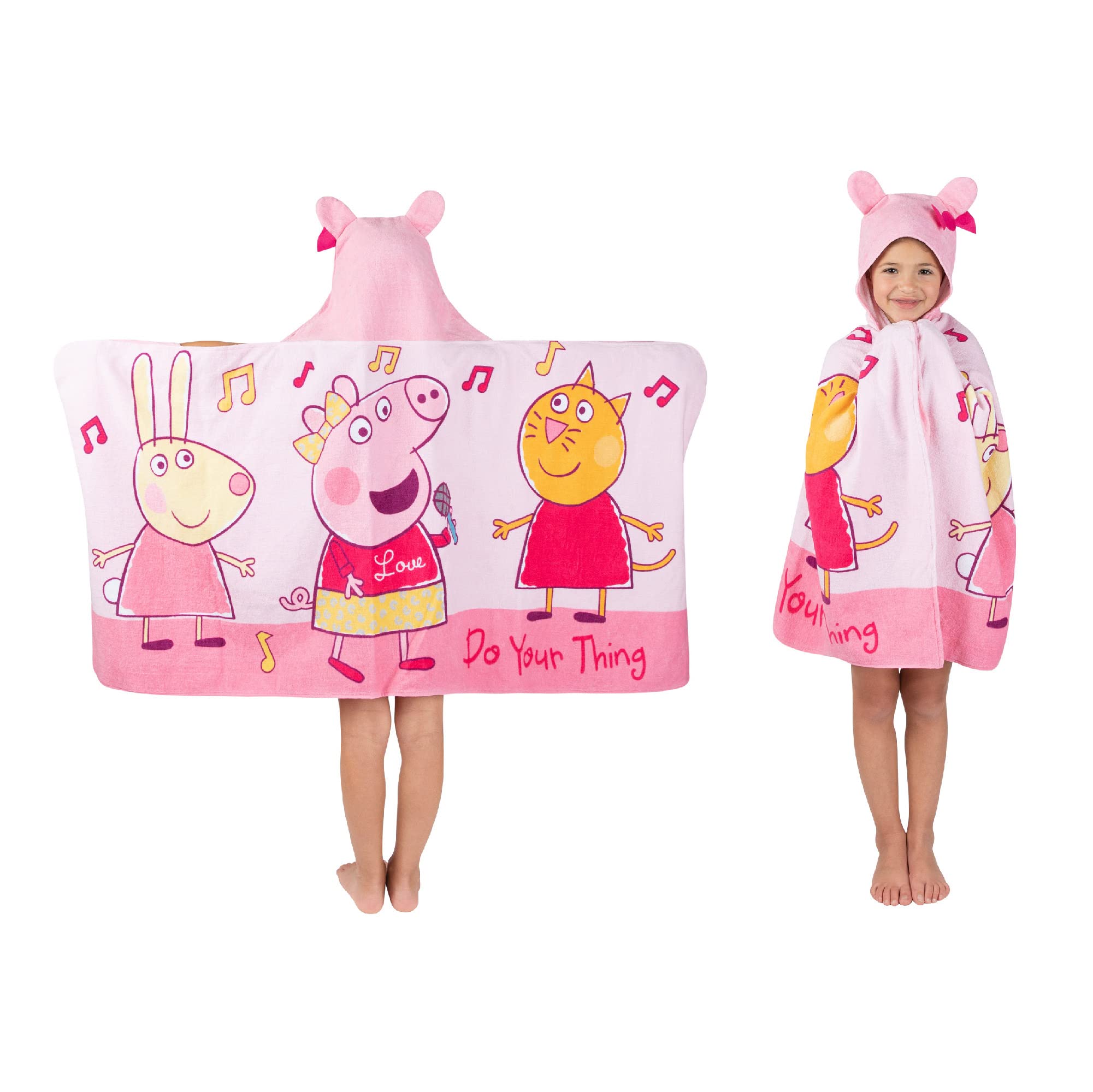 Foto 2 pulgar | Toalla Con Capucha Franco Peppa Pig Para Niños, Bañera/piscina/playa - Venta Internacional.