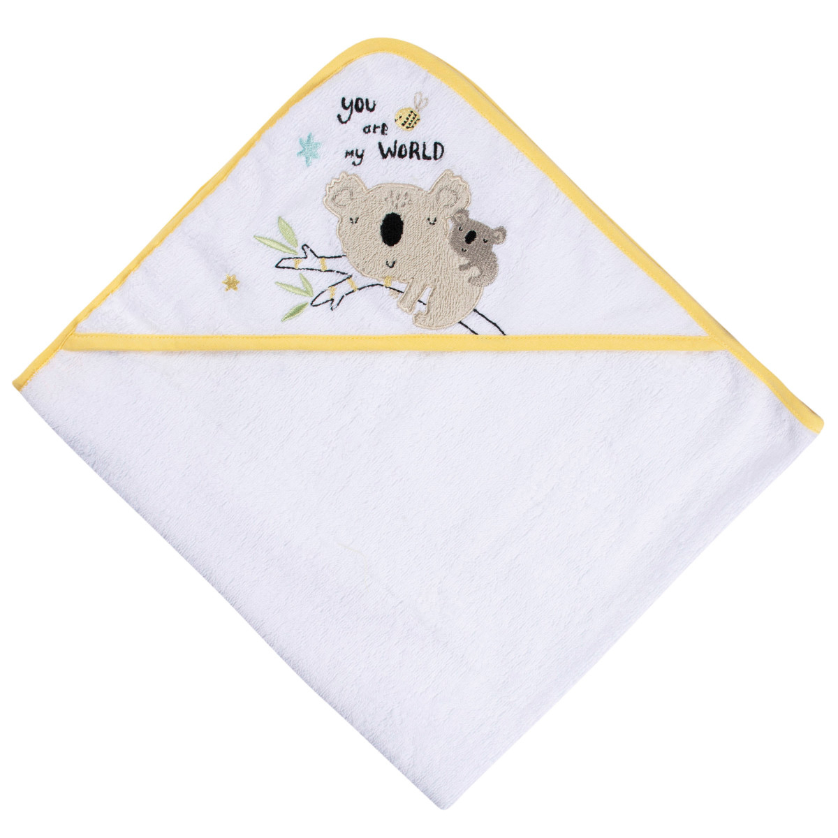Foto 4 pulgar | Set 2 Toallas Gerber Bebé Capucha Algodón Azul 66×76 Cm