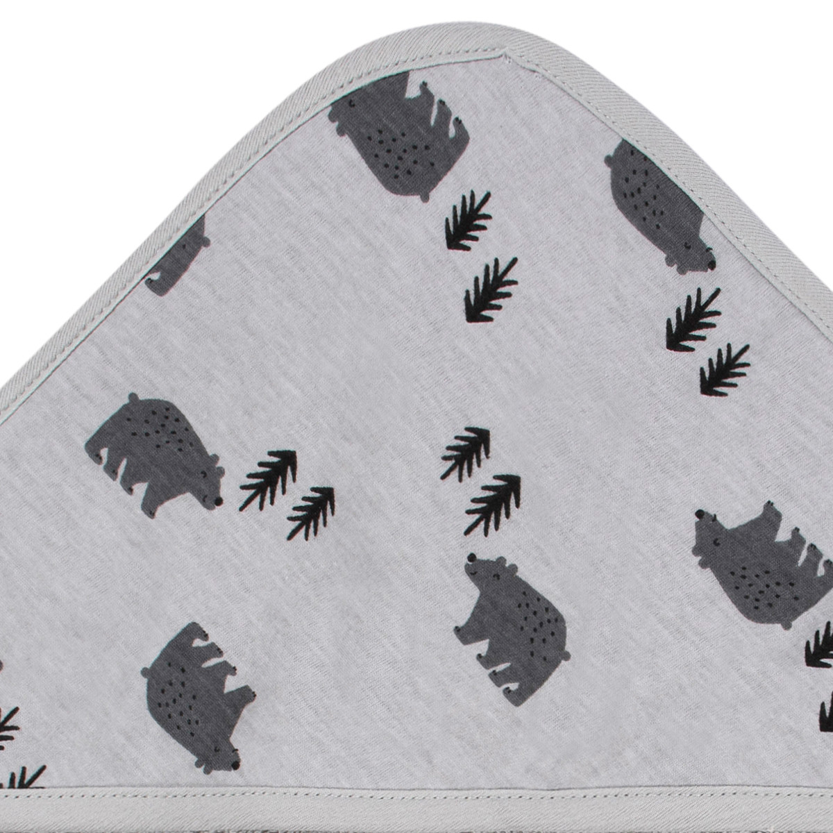 Foto 6 pulgar | Set 2 Toallas Bebé Gerber Capucha Gris 66×76 Cm Algodón
