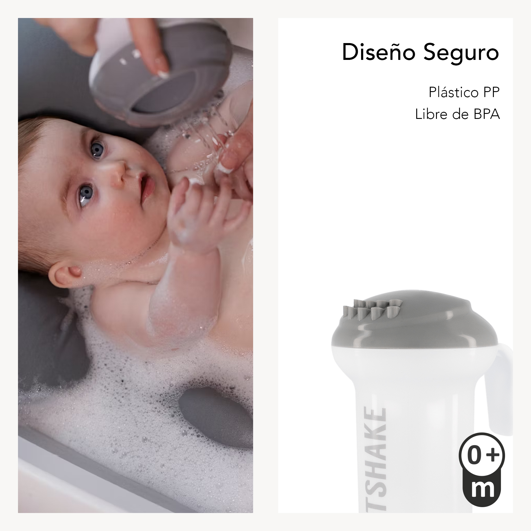 Foto 4 pulgar | Rinser Baño Bebé Twistshake Control Agua Divertido Seguro Color Gris