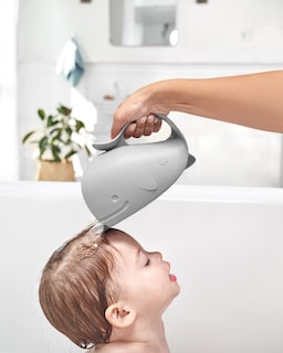 Foto 2 | Vaso De Enjuague Para Bebés Skip Hop Moby, Sin Lágrimas, Color Gris Cascada - Venta Internacional.