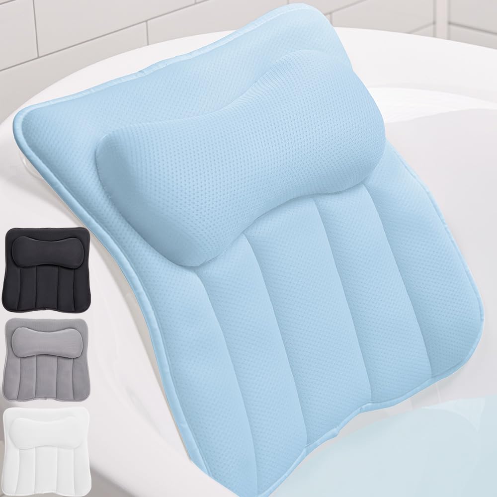 Foto 2 pulgar | Almohada De Baño Gorilla Grip Mesh Para Bañera Con Ventosas Azul - Venta Internacional.