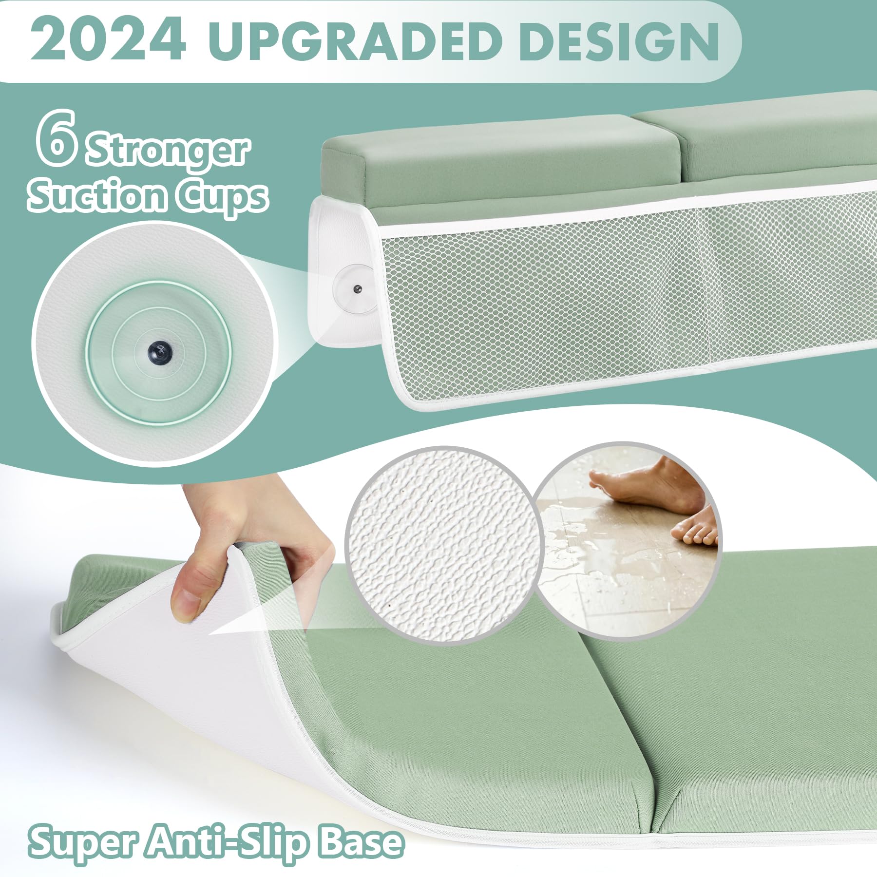 Foto 3 pulgar | Juego De Rodilleras Y Coderas Para Baño, Cómodo Y Grueso - Venta Internacional.