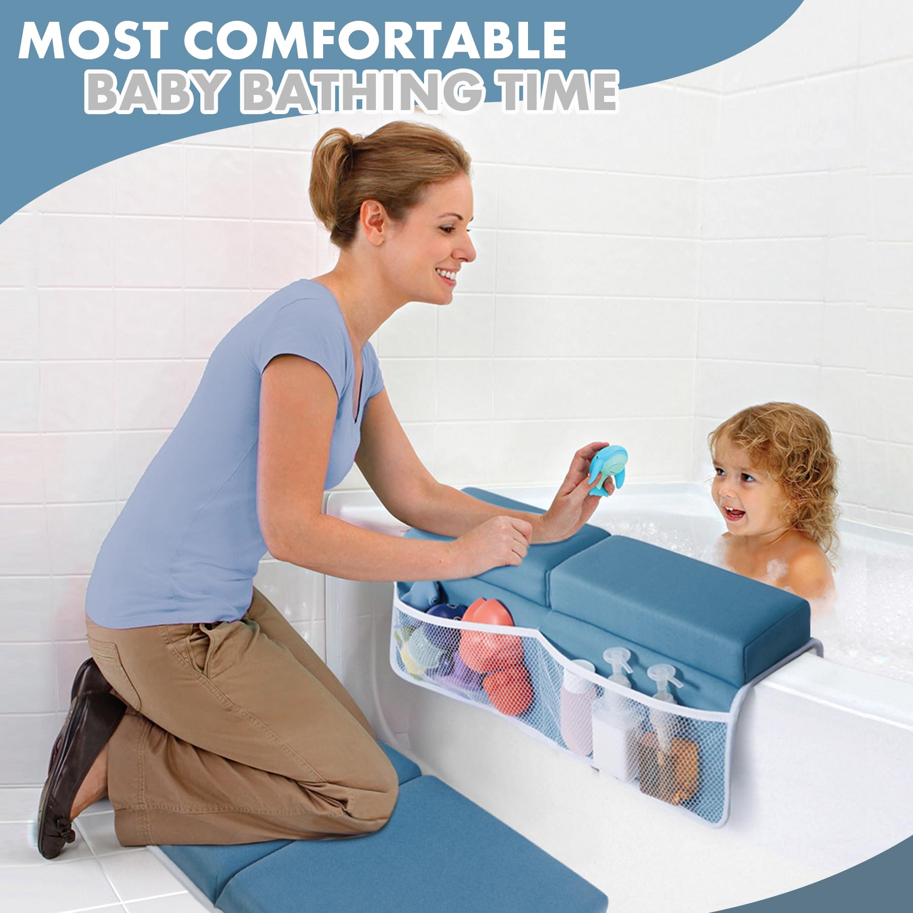 Foto 7 pulgar | Juego De Rodilleras Y Coderas Para Baño, Cómodo Y Grueso - Venta Internacional.
