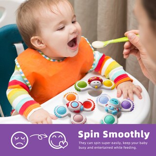 Foto 6 | Juguete De Baño Fidget Spinner Likee Strong Con Ventosa Para Bebé - Venta Internacional.