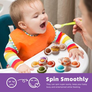 Foto 6 | Juguete De Baño Fidget Spinner Likee Strong Con Ventosa Para Bebé - Venta Internacional.