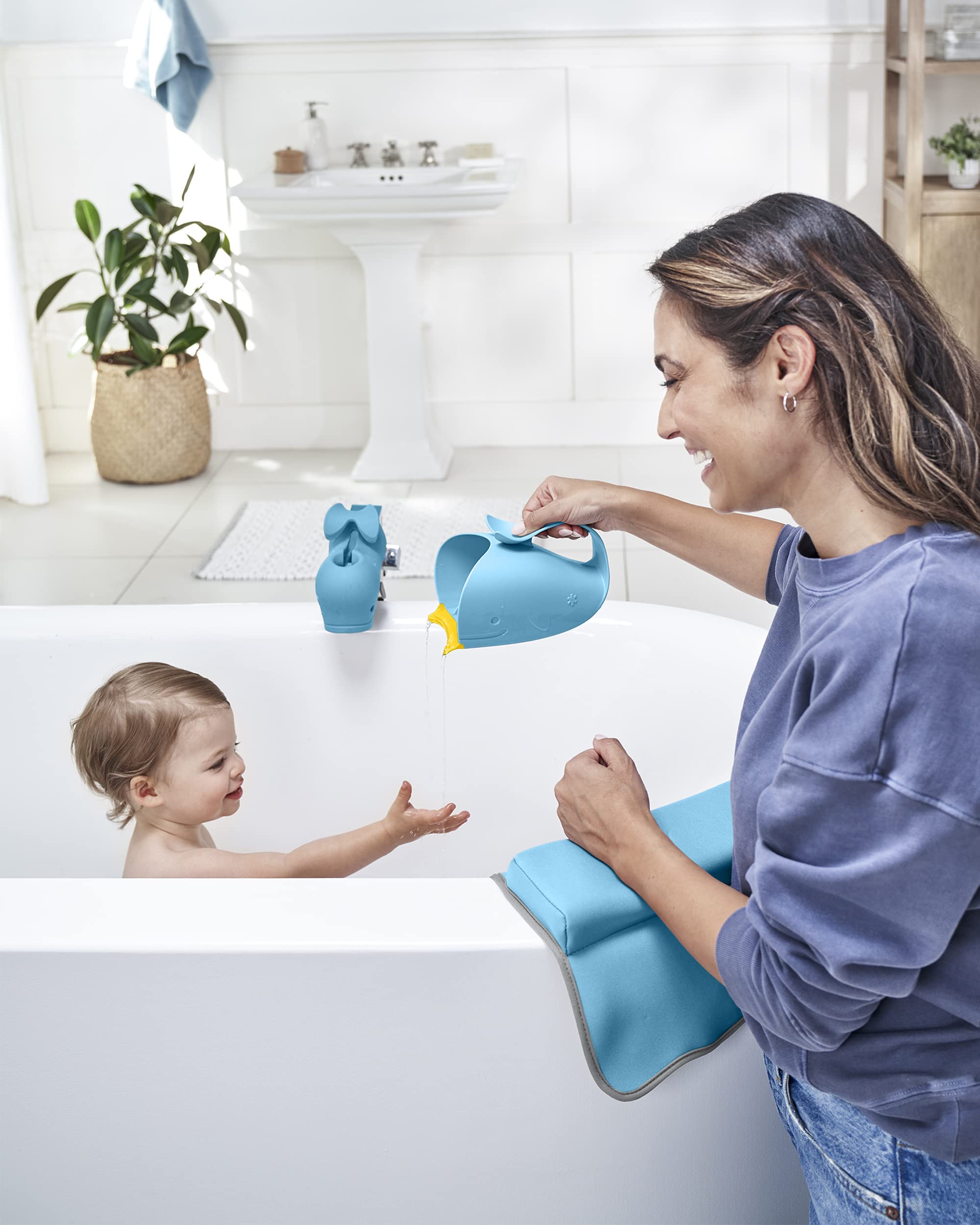 Foto 7 | Funda Para Caño De Baño Skip Hop Moby Universal Fit, Color Azul - Venta Internacional.