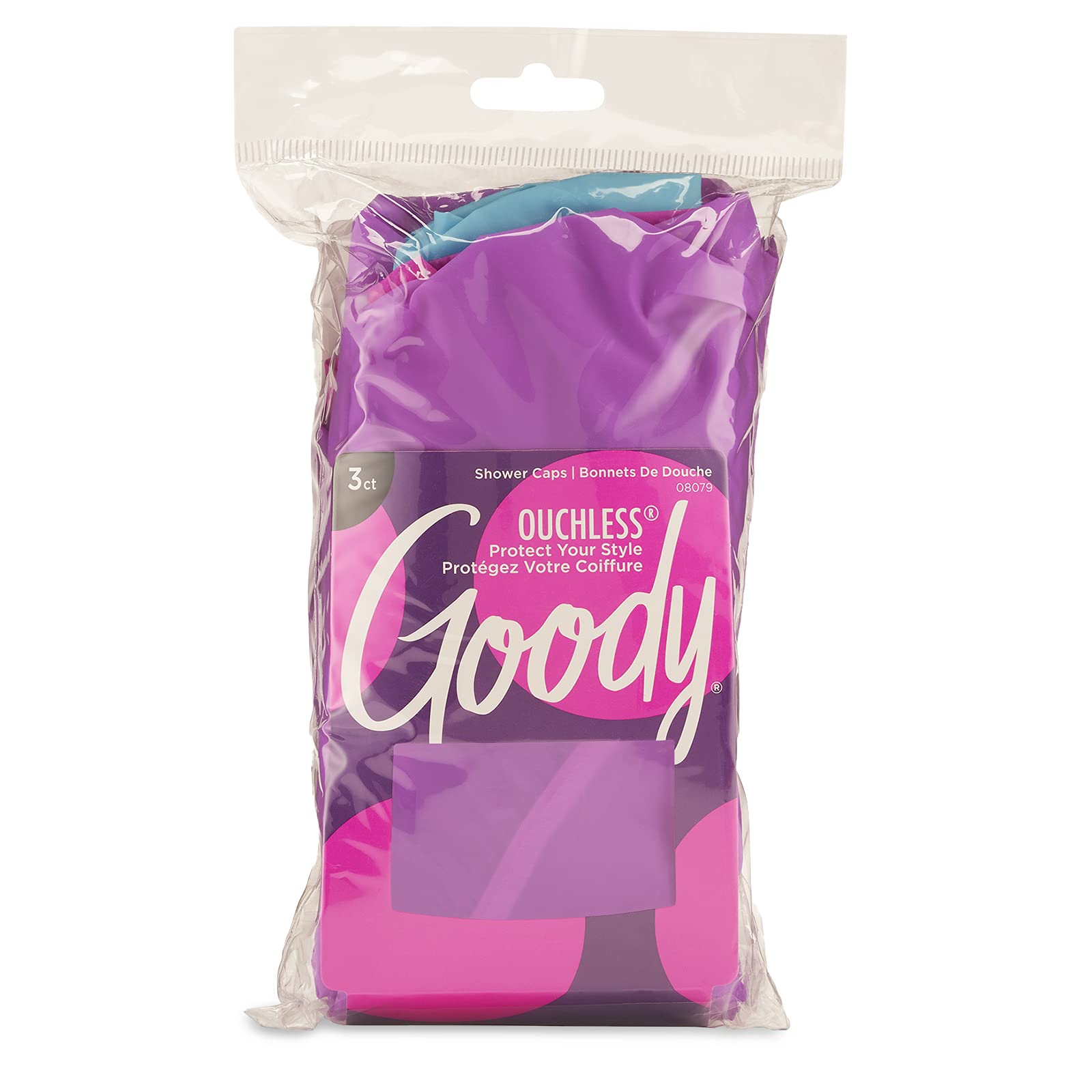 Foto 1 | Gorro De Ducha Goody Styling Essentials, Impermeable, 3 Unidades - Venta Internacional.