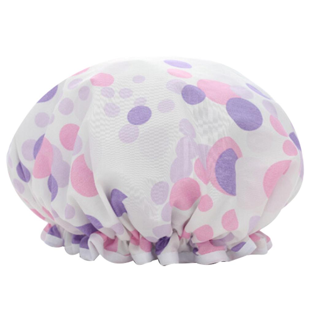 Foto 2 pulgar | Gorro De Ducha Huoguo  Estampado En Color De Doble Capa  Impermeable - Venta Internacional.