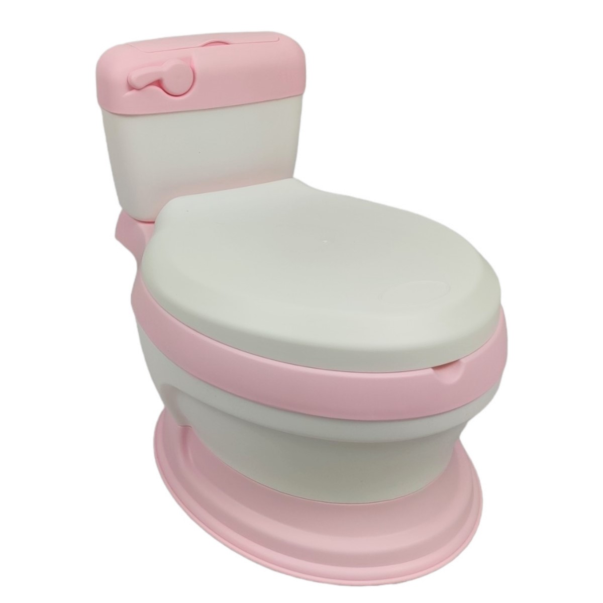 Foto 2 pulgar | Baño Entrenador con Asiento Acojinado Generica color Rosa con Tapa y Recipiente