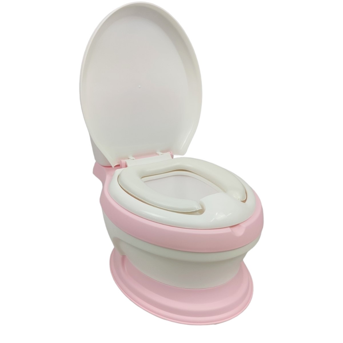Foto 6 | Baño Entrenador con Asiento Acojinado Generica color Rosa con Tapa y Recipiente