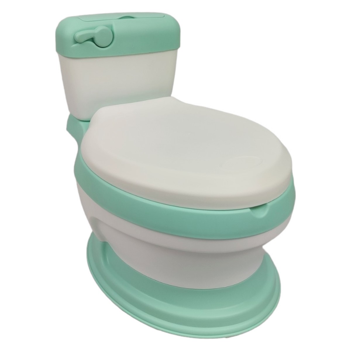 Foto 1 | Baño Entrenador con Asiento Acojinado Generica color Verde con Tapa y Recipiente