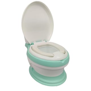 Foto 6 | Baño Entrenador con Asiento Acojinado Generica color Verde con Tapa y Recipiente