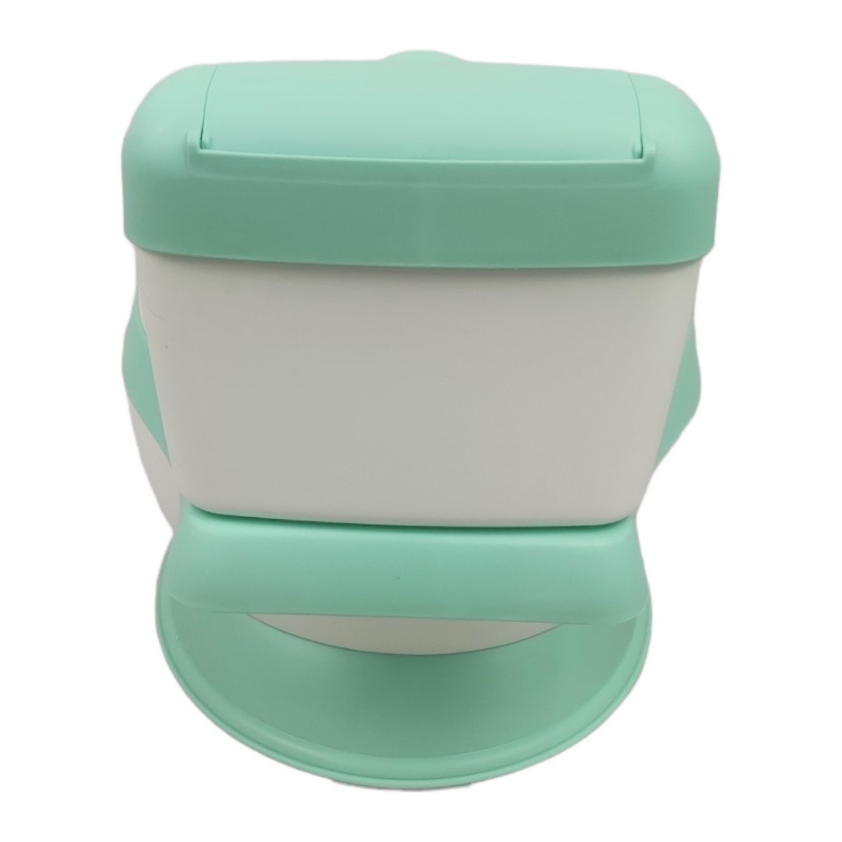 Foto 8 pulgar | Baño Entrenador con Asiento Acojinado Generica color Verde con Tapa y Recipiente