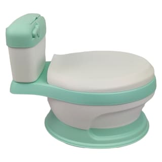 Foto 8 | Baño Entrenador con Asiento Acojinado Generica color Verde con Tapa y Recipiente
