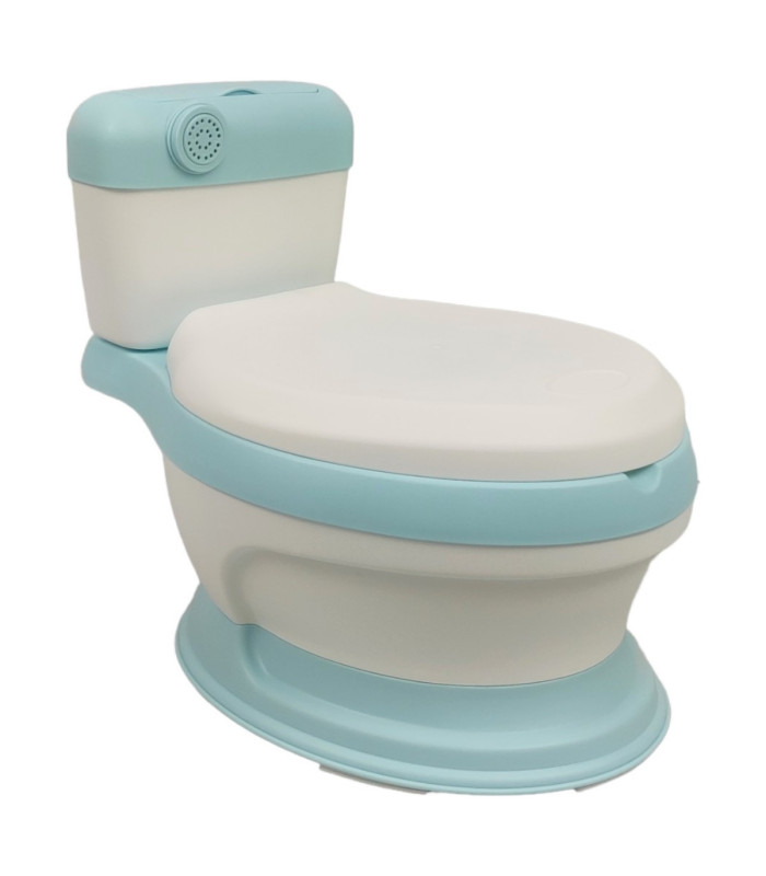 Foto 2 pulgar | Baño Entrenador Acojinado Con Sonido Y Antiderrapante Azul