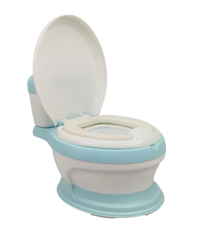 Foto 7 pulgar | Baño Entrenador Acojinado Con Sonido Y Antiderrapante Azul
