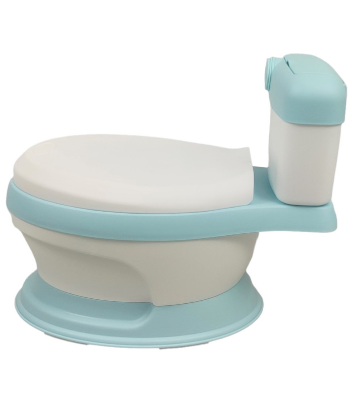 Foto 9 pulgar | Baño Entrenador Acojinado Con Sonido Y Antiderrapante Azul