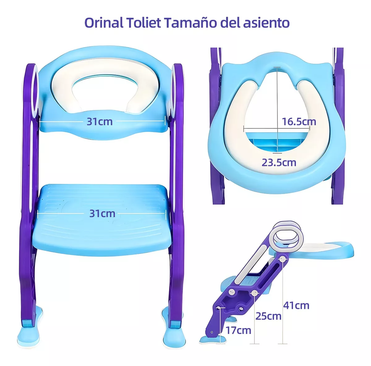 Foto 7 pulgar | Baño Entrenador Belug con Agarradera para Niño