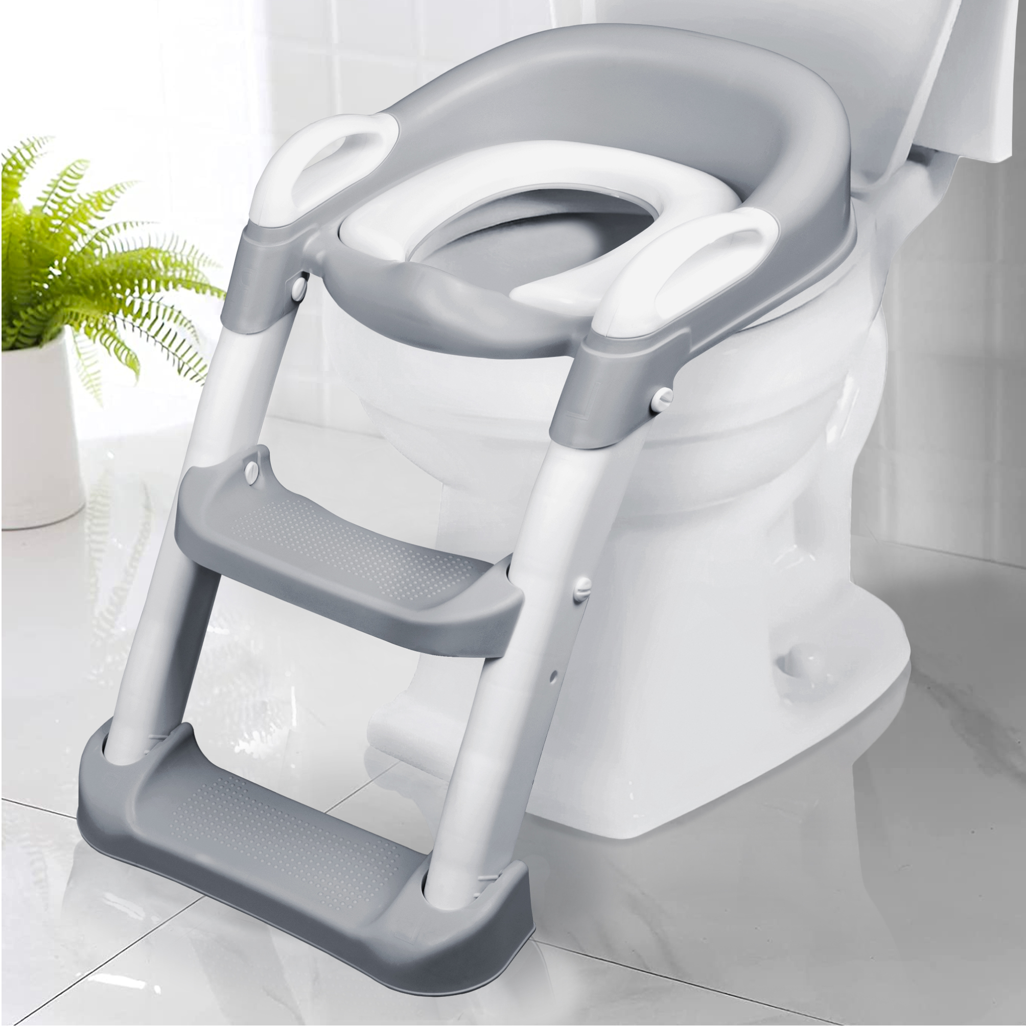 Foto 6 pulgar | Baño Entrenador Magma Life, Asiento Entrenador Para Baño Con Escalera Antideslizante, Taburete Plegable Para Taza De