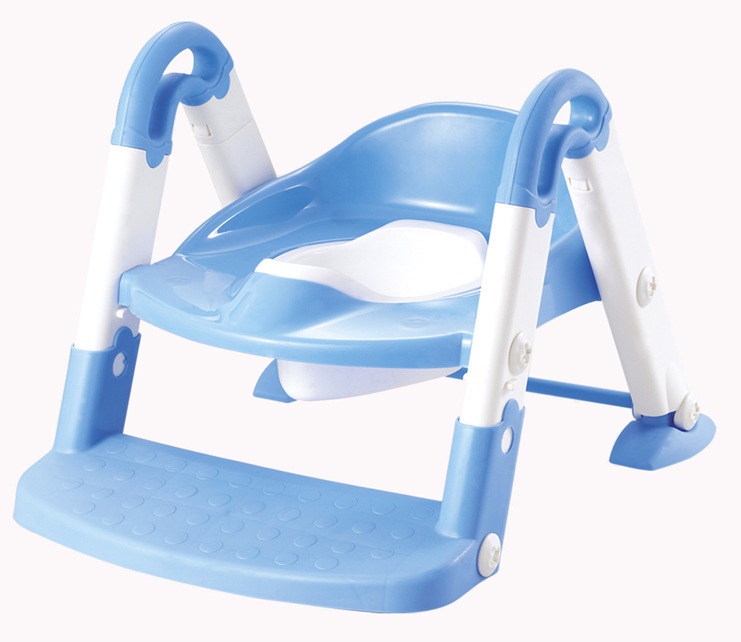 Baño Entrenador para Bebe Aeiou B069 Escalera 3 en 1 Azul