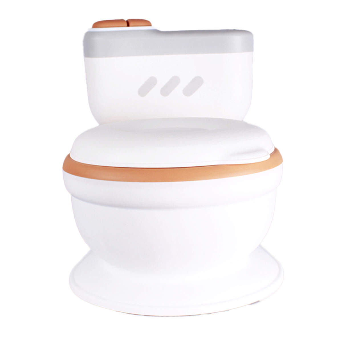 Foto 2 pulgar | Bacinica Infantil Modelo Little Toilet Color Blanco Con Naranja Marca Sweet Rocket