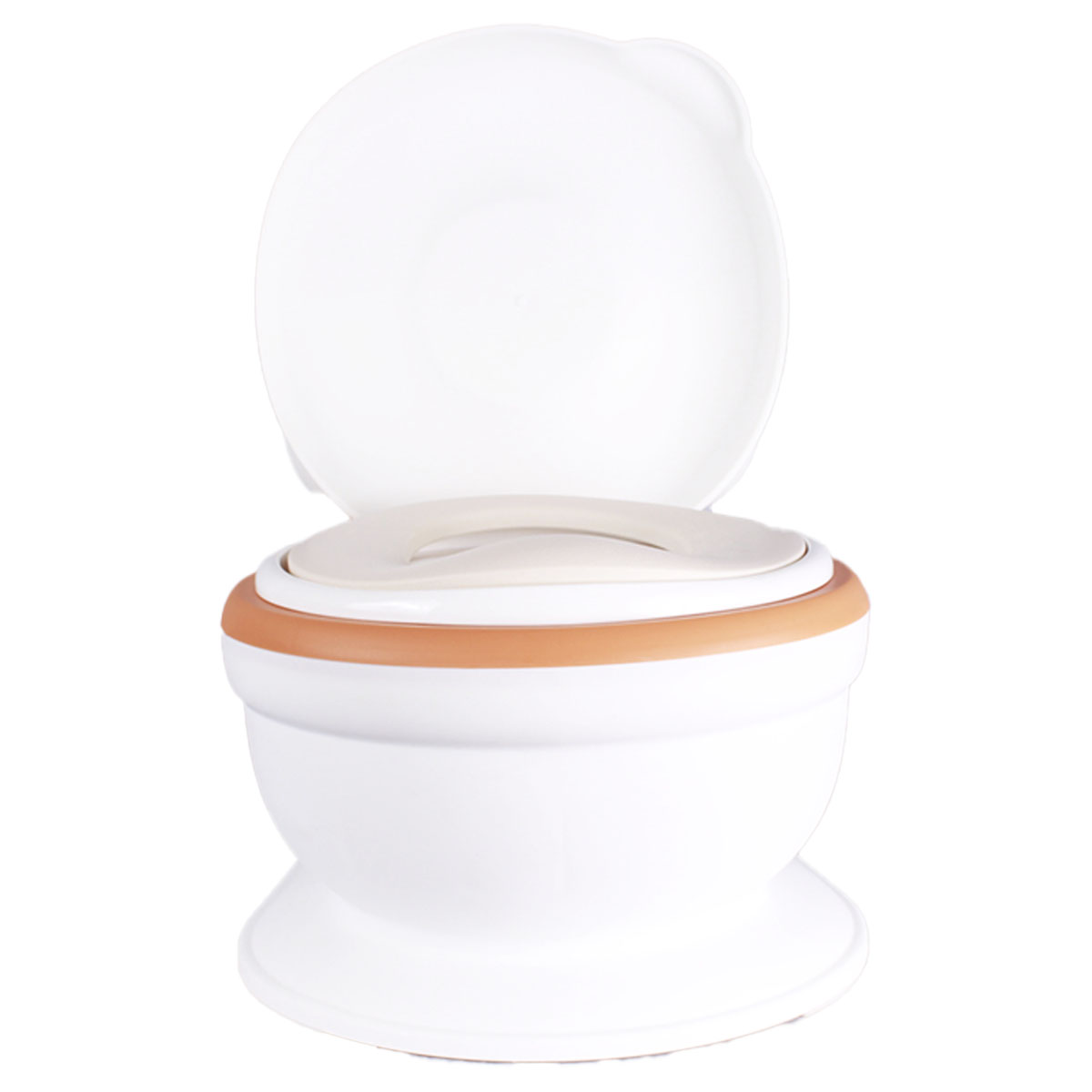 Foto 3 pulgar | Bacinica Infantil Modelo Little Toilet Color Blanco Con Naranja Marca Sweet Rocket