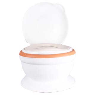 Foto 2 | Bacinica Infantil Modelo Little Toilet Color Blanco Con Naranja Marca Sweet Rocket