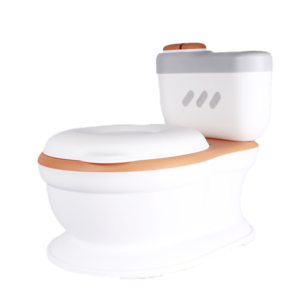 Foto 4 pulgar | Bacinica Infantil Modelo Little Toilet Color Blanco Con Naranja Marca Sweet Rocket