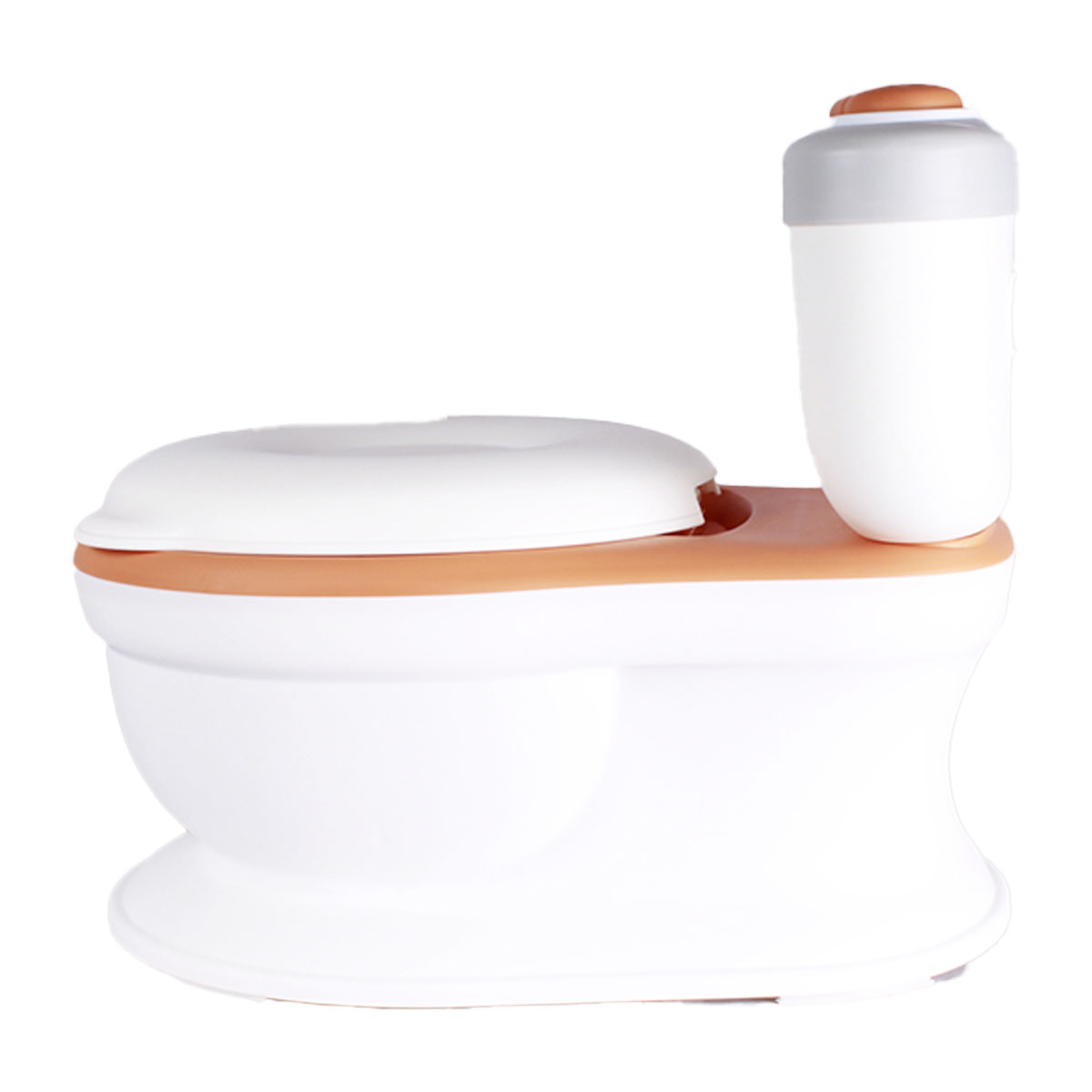 Foto 5 pulgar | Bacinica Infantil Modelo Little Toilet Color Blanco Con Naranja Marca Sweet Rocket