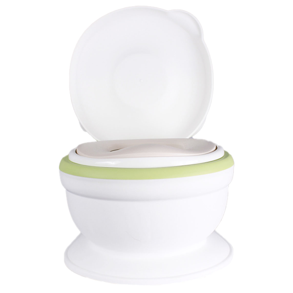 Foto 3 pulgar | Bacinica Infantil Modelo Little Toilet Color Blanco Con Verde Marca Sweet Rocket