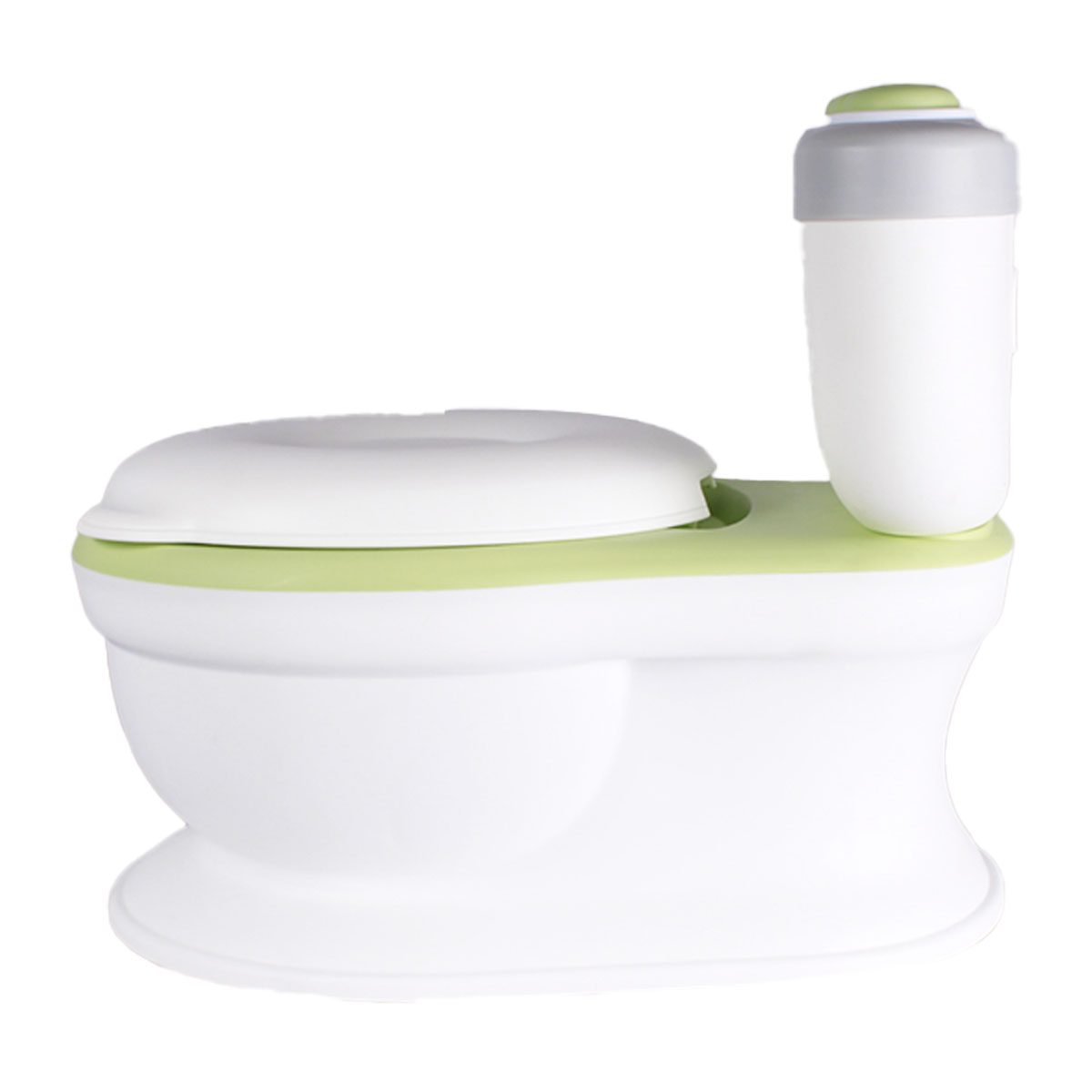 Foto 5 pulgar | Bacinica Infantil Modelo Little Toilet Color Blanco Con Verde Marca Sweet Rocket