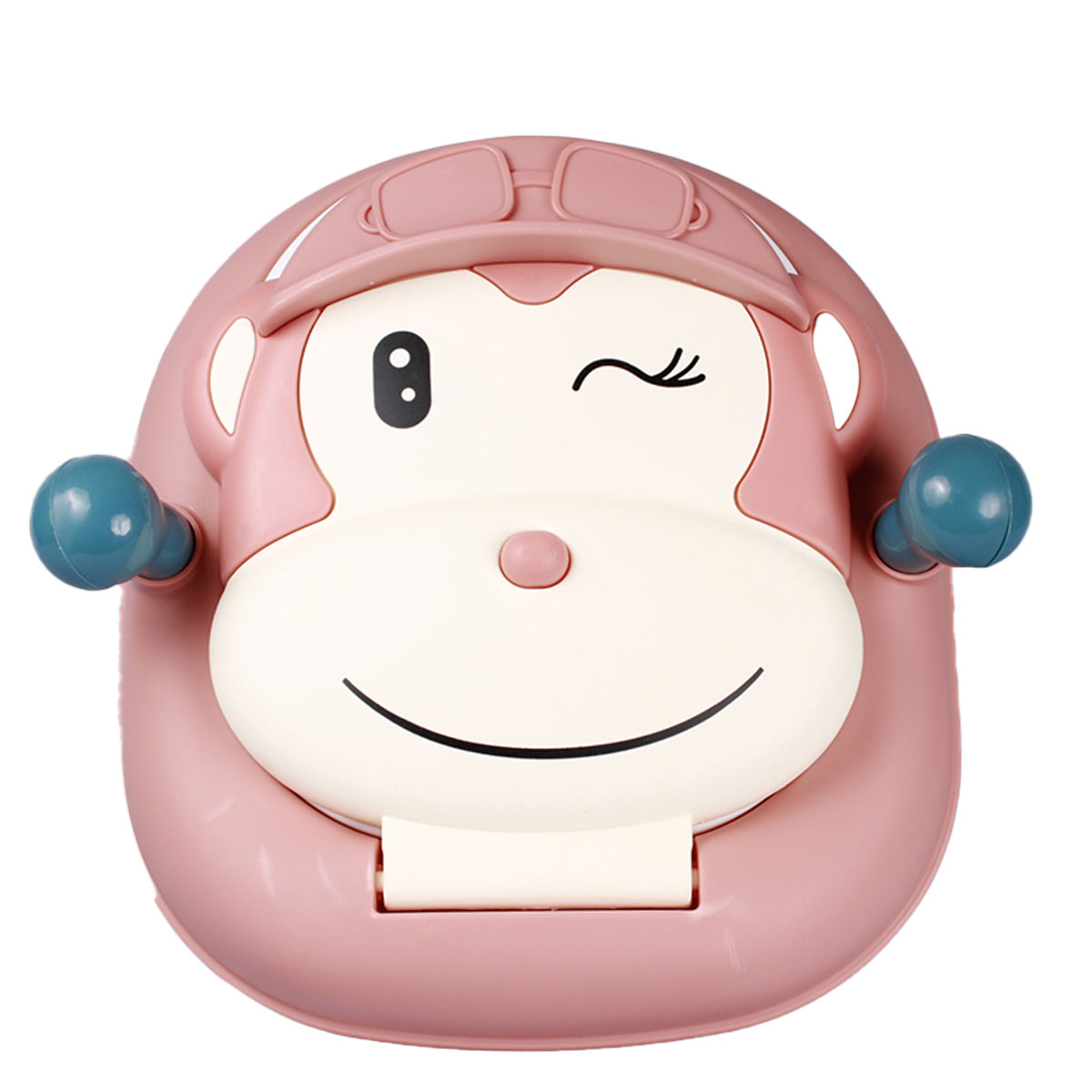 Bacinica Infantil de Figura Sweet Rocket Baby Monkey Rosa