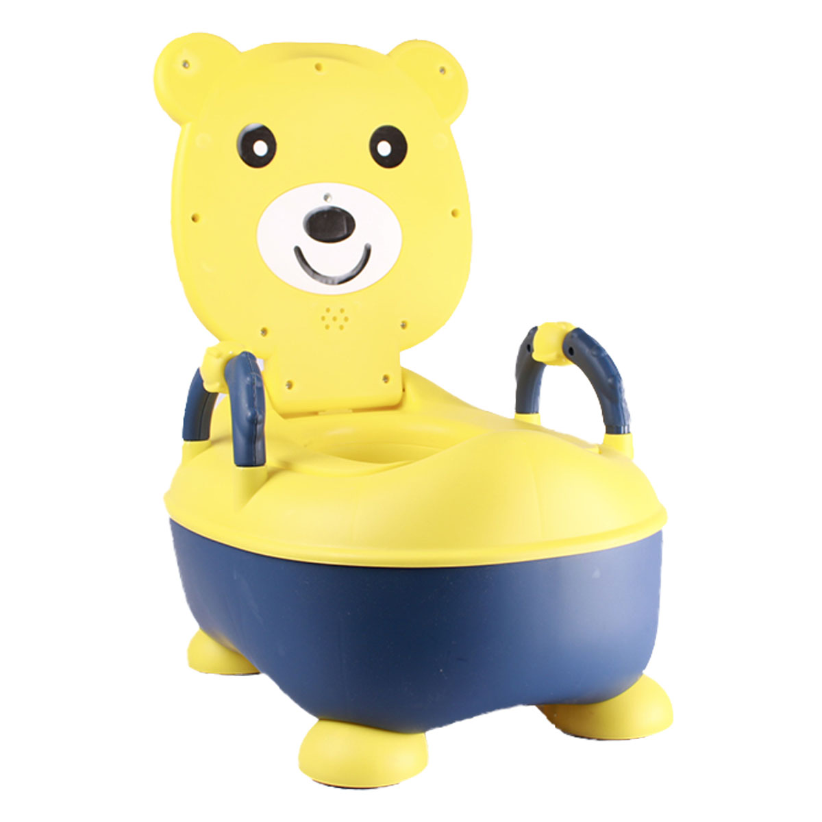 Foto 2 | Bacinica Infantil Modelo Baby Teddy Color Amarillo Con Azul Marca Sweet Rocket