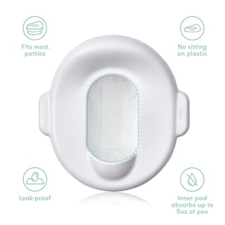 Foto 4 | Forros Para Orinal Frida Baby Poo + Pee, A Prueba De Fugas, Superabsorbentes - Venta Internacional.