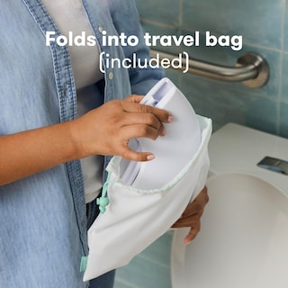 Foto 6 | Orinal Plegable Frida Baby Para Inodoro Con Bolsa De Viaje - Venta Internacional.