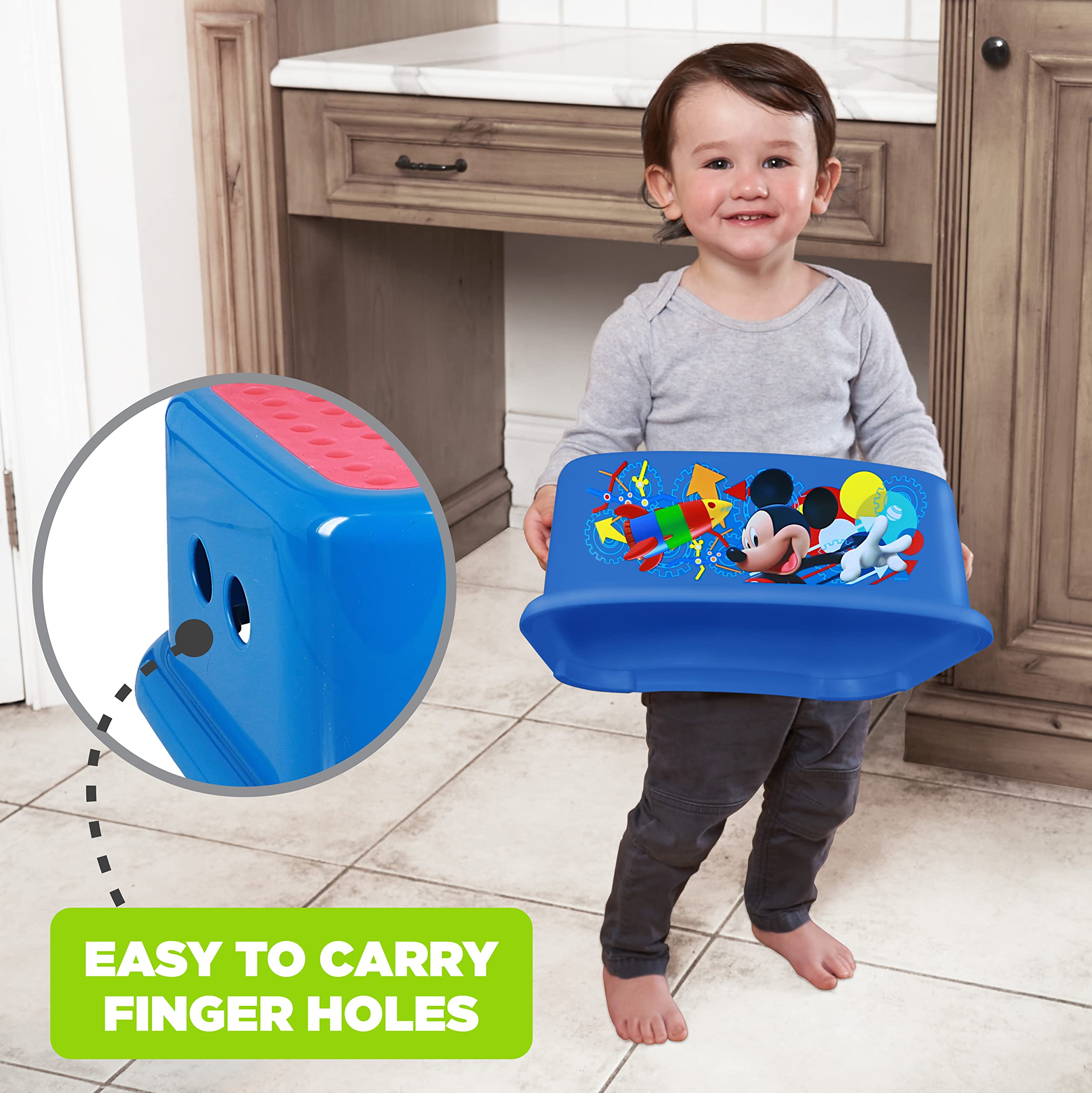 Foto 8 pulgar | Taburete De Baño Ginsey Disney Mickey Mouse Clubhouse - Venta Internacional.