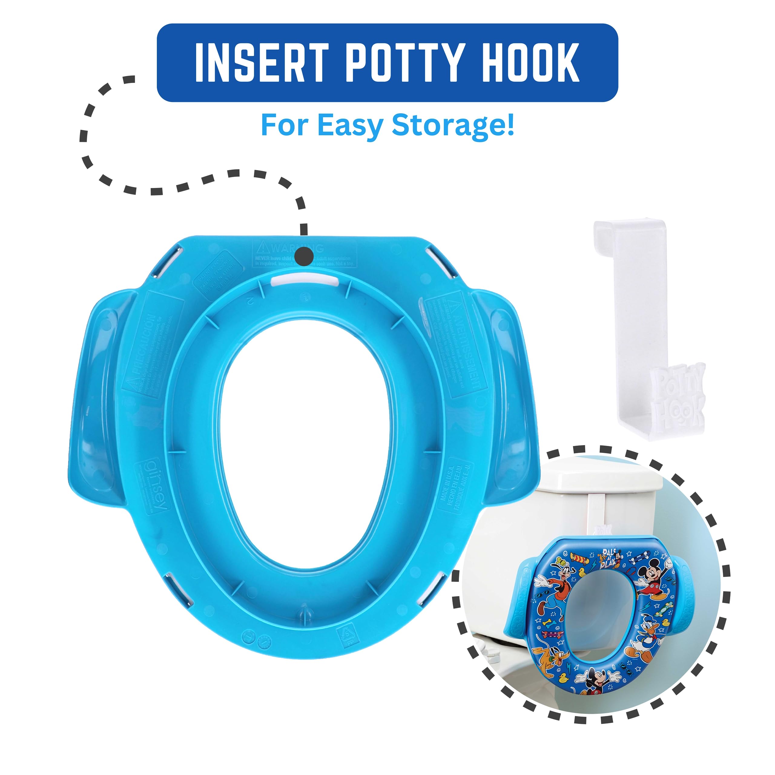 Foto 5 pulgar | Set De Entrenamiento Para Ir Al Baño Con Mickey Mouse De Disney Pals At Play - Venta Internacional.