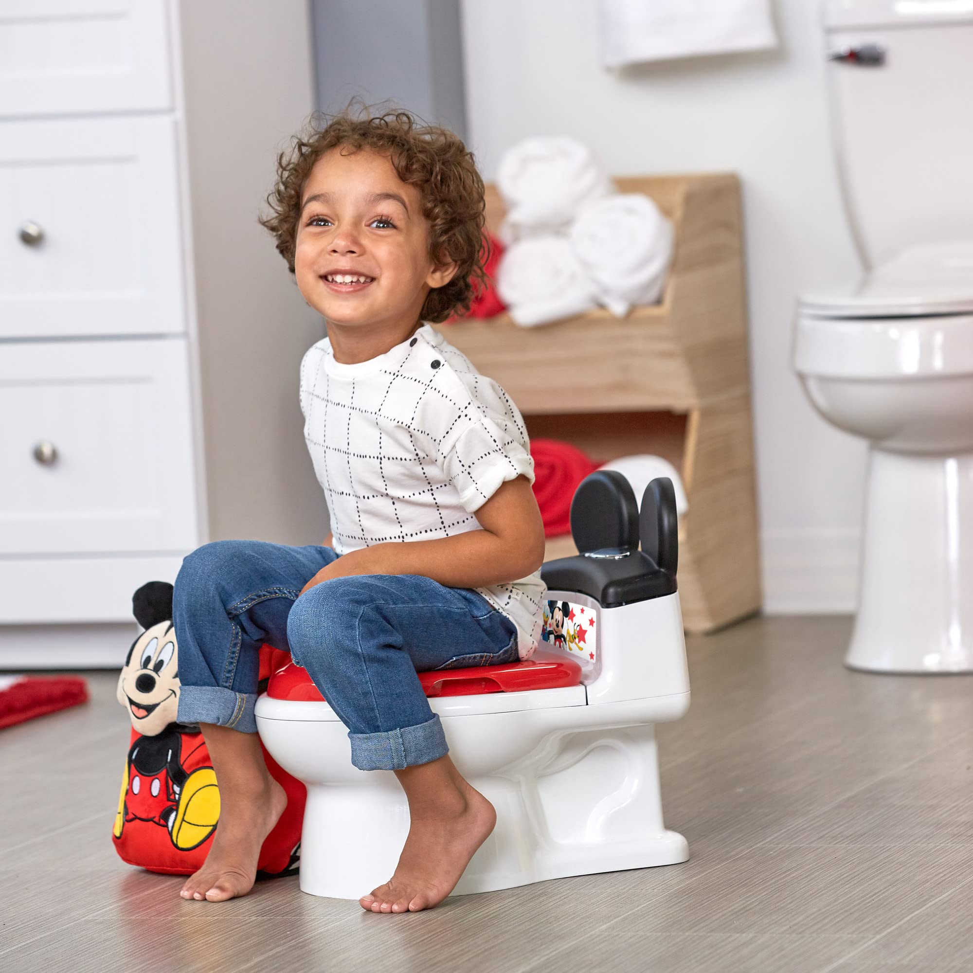 Foto 2 | Asiento De Inodoro Para Ir Al Baño The First Years Disney Mickey - Venta Internacional.
