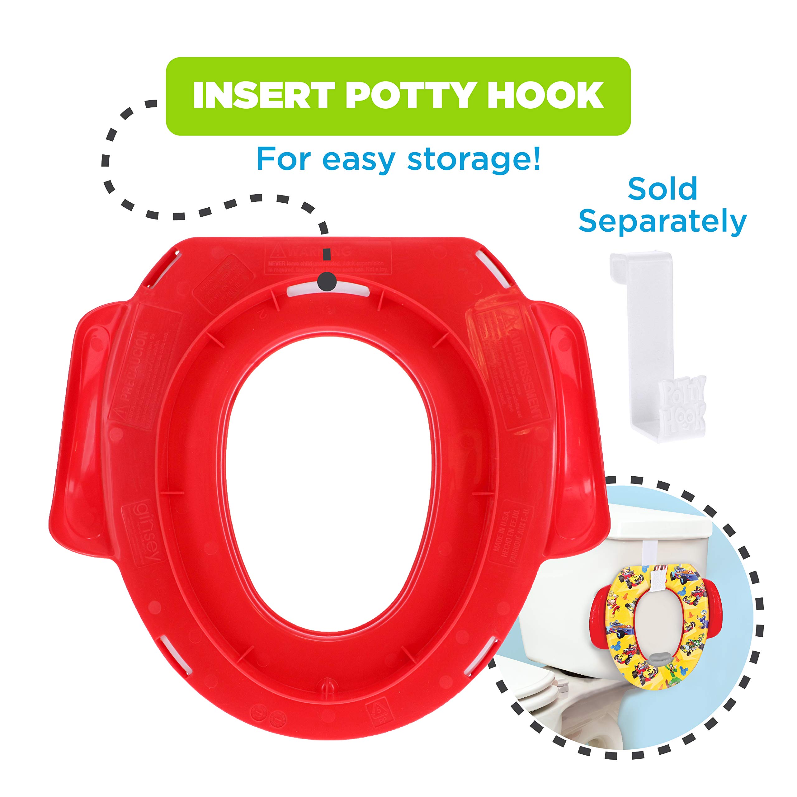 Foto 5 pulgar | Orinal Y Asiento Para Aprender A Ir Al Baño Disney Mickey Mouse - Venta Internacional.