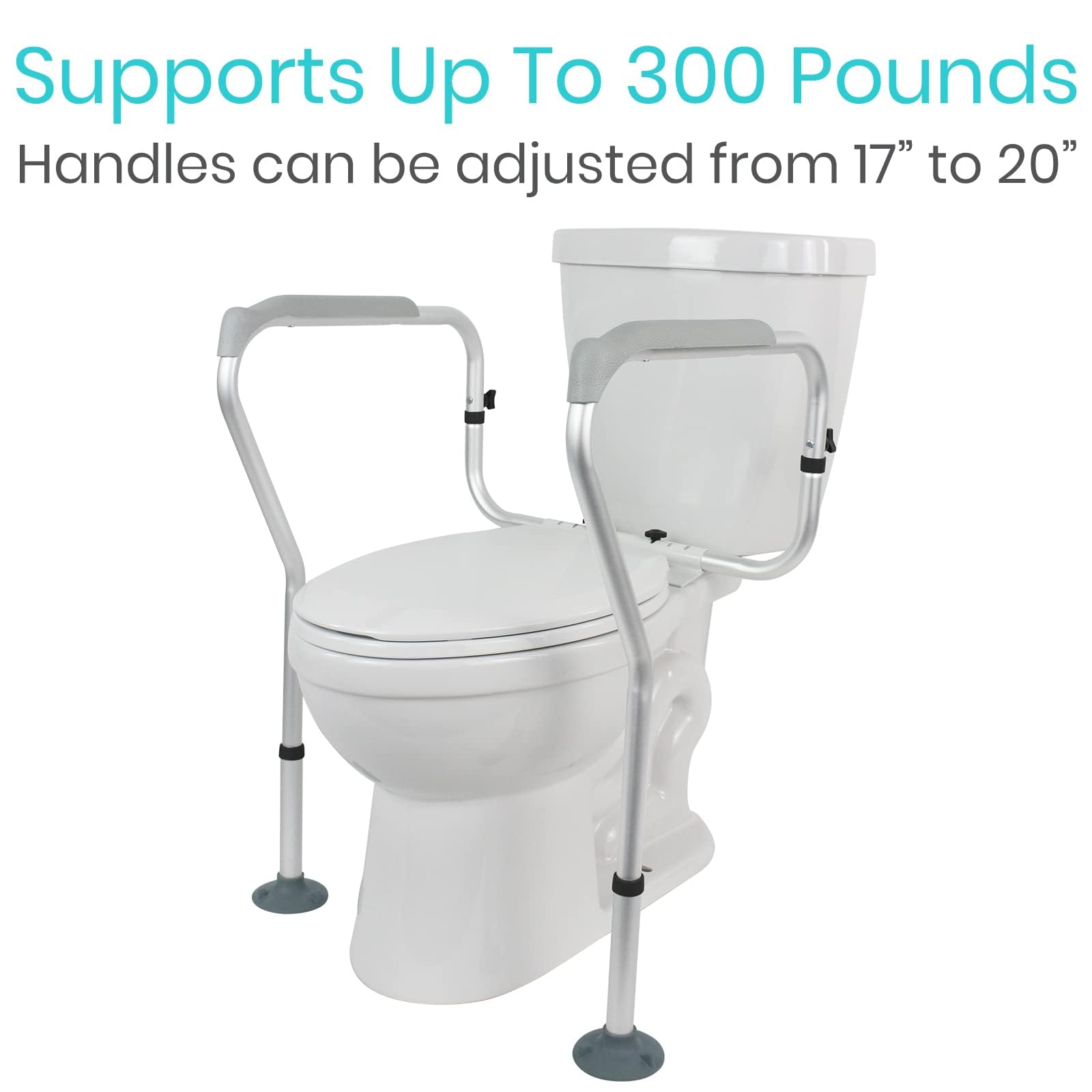 Foto 8 pulgar | Toilet Rail Vive Bathroom Safety Marco Ajustable En Altura - Venta Internacional.