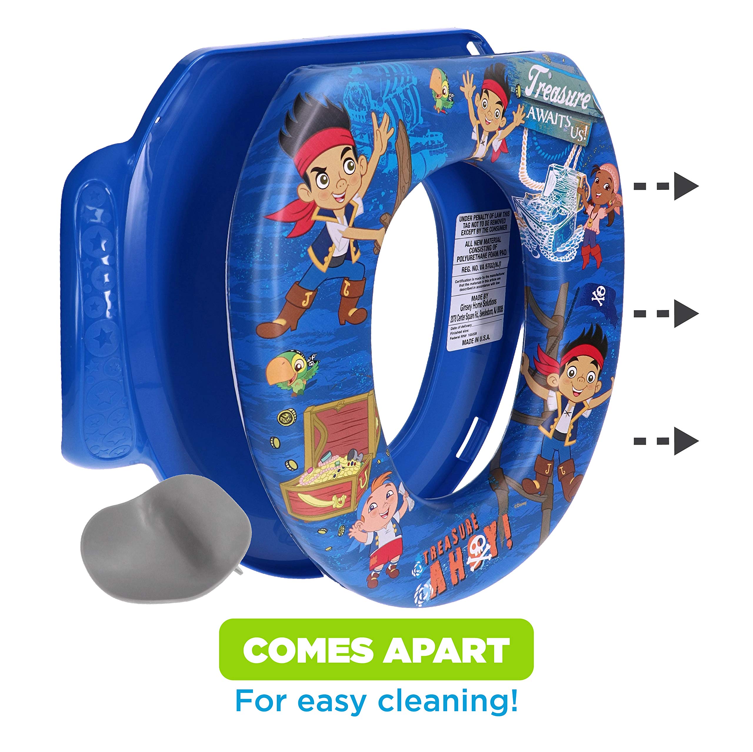 Foto 4 pulgar | Soft Potty Disney Jake And The Never Land Pirates Blue - Venta Internacional.