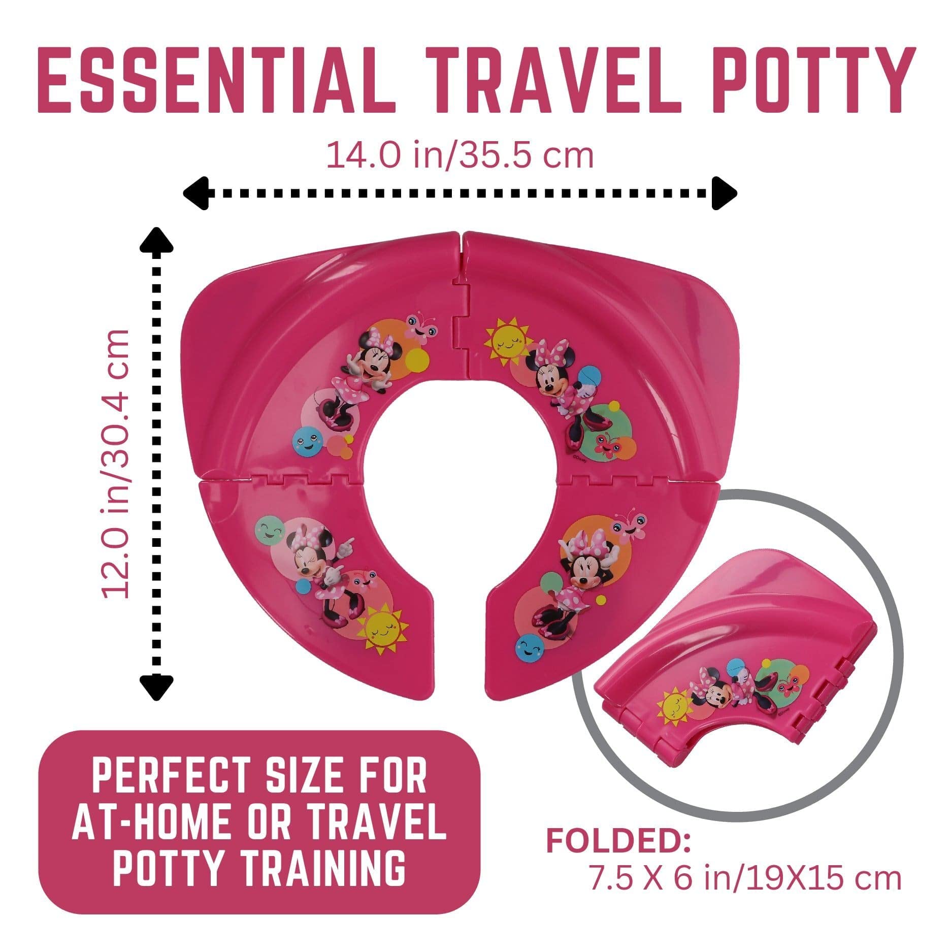 Foto 3 pulgar | Orinal Plegable Disney Minnie Mouse Smile Travel - Venta Internacional.
