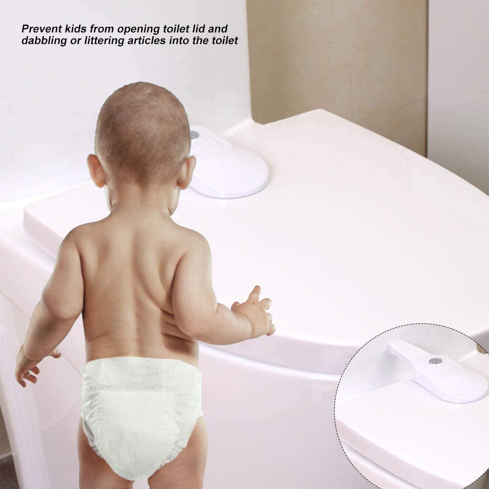 Foto 2 | Cerradura De Inodoro De Seguridad Infantil Jieyou Para Accesorios De Baño - Venta Internacional.