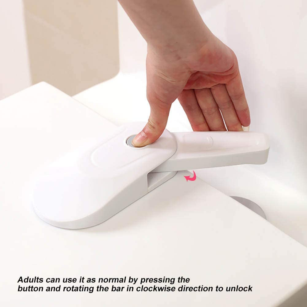 Foto 6 | Cerradura De Inodoro De Seguridad Infantil Jieyou Para Accesorios De Baño - Venta Internacional.