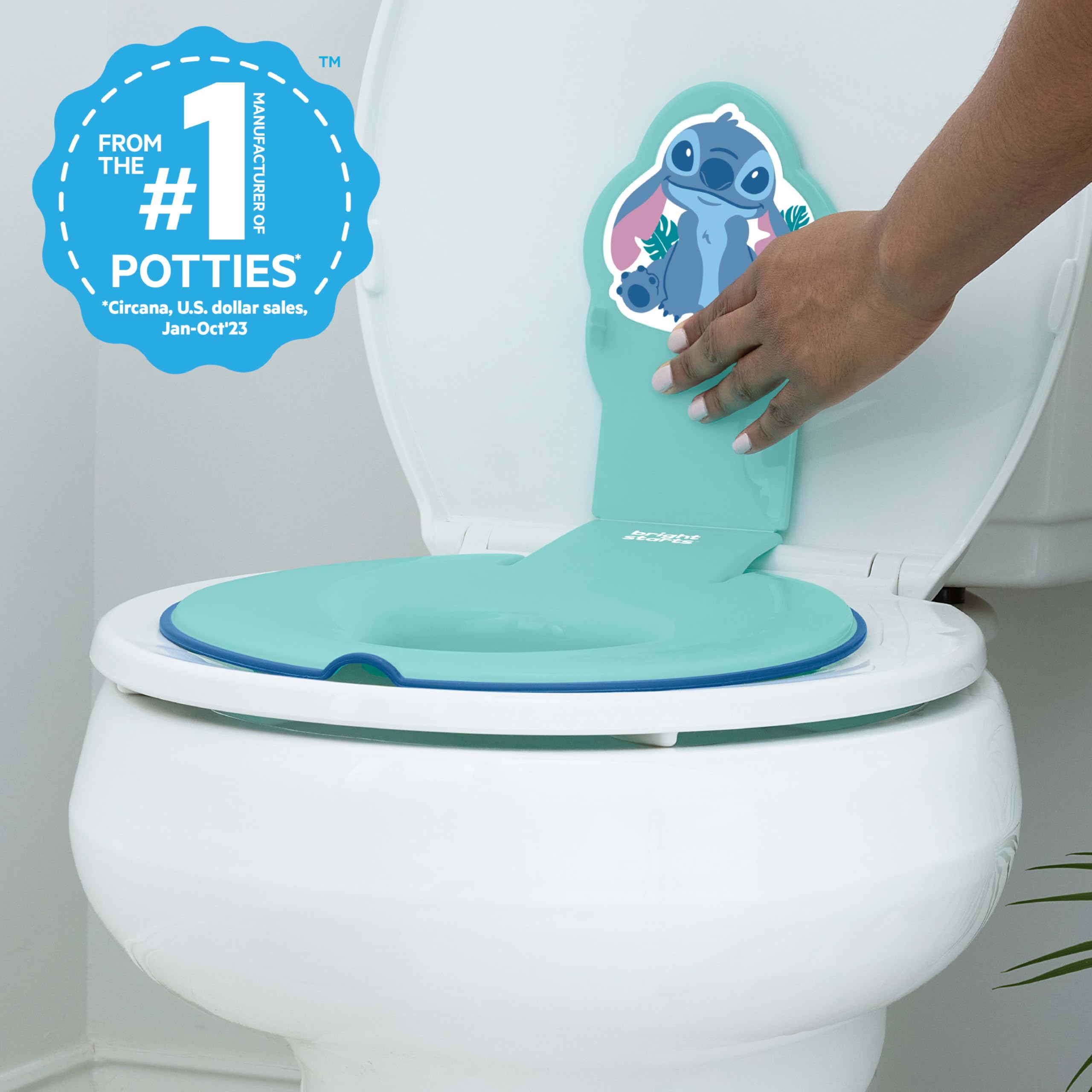 Foto 4 pulgar | Orinal Bright Starts Disney Baby Stitch Flip & Sit - Venta Internacional.