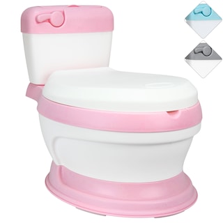 Foto 1 | Baño Entrenador Para Niños Antideslizante Con Asiento Acolchado Diseño Realista - Rosa