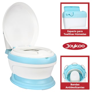 Foto 3 | Baño Entrenador Para Niños Antideslizante Con Asiento Acolchado Diseño Realista - Azul